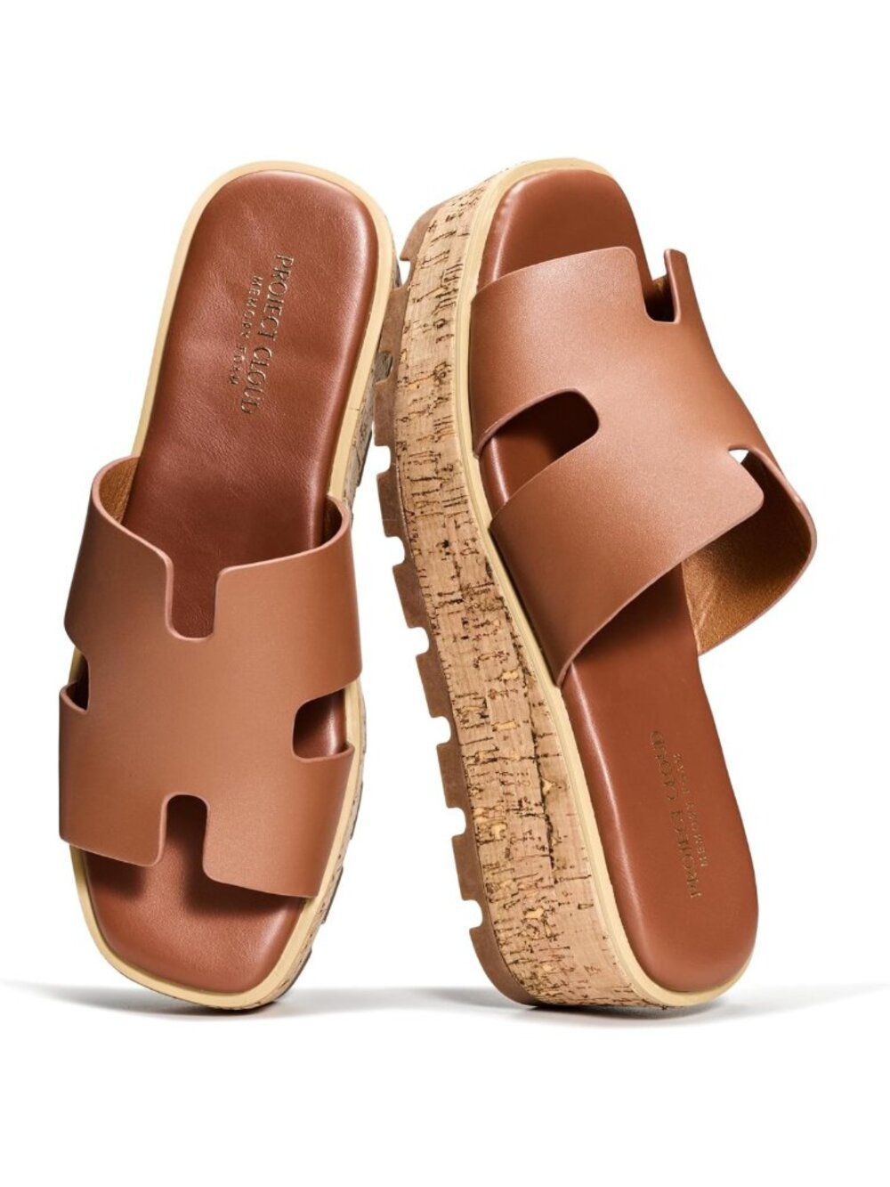 Genuine Leather Platform Wedge Sandals for Women - Stylish & Comfortable